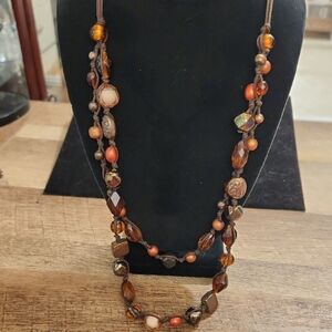 Multi-Color Beaded Necklace